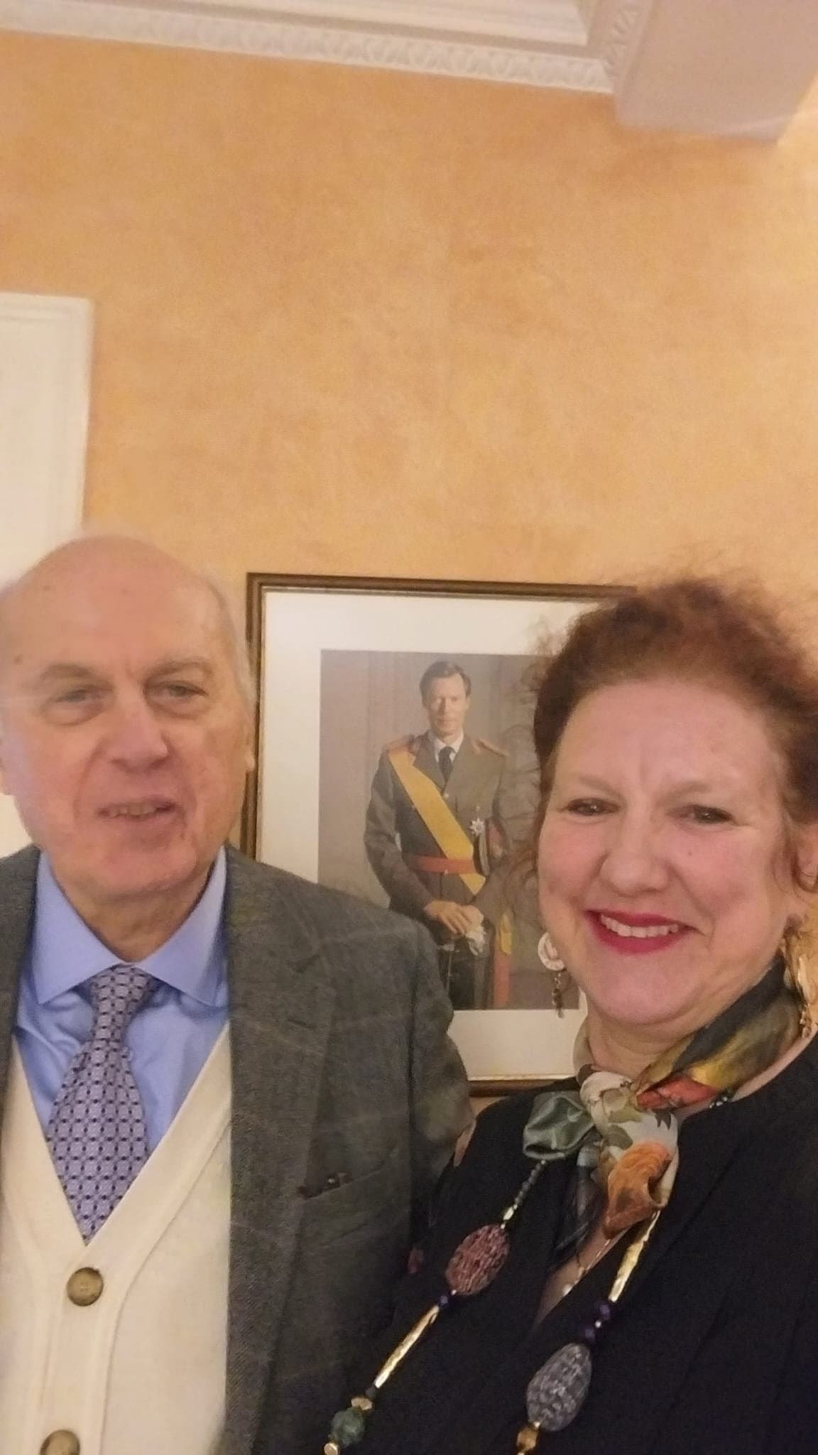 Pierre Angotti et Isabelle de Montgolfier au Cercle Munster, Luxembourg