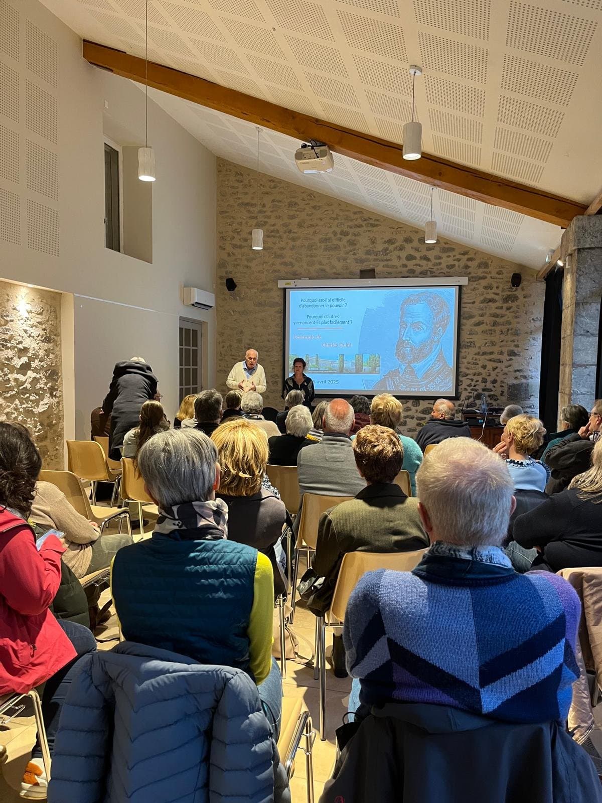 Conférence de Pierre Angotti au Prieuré de Grignan