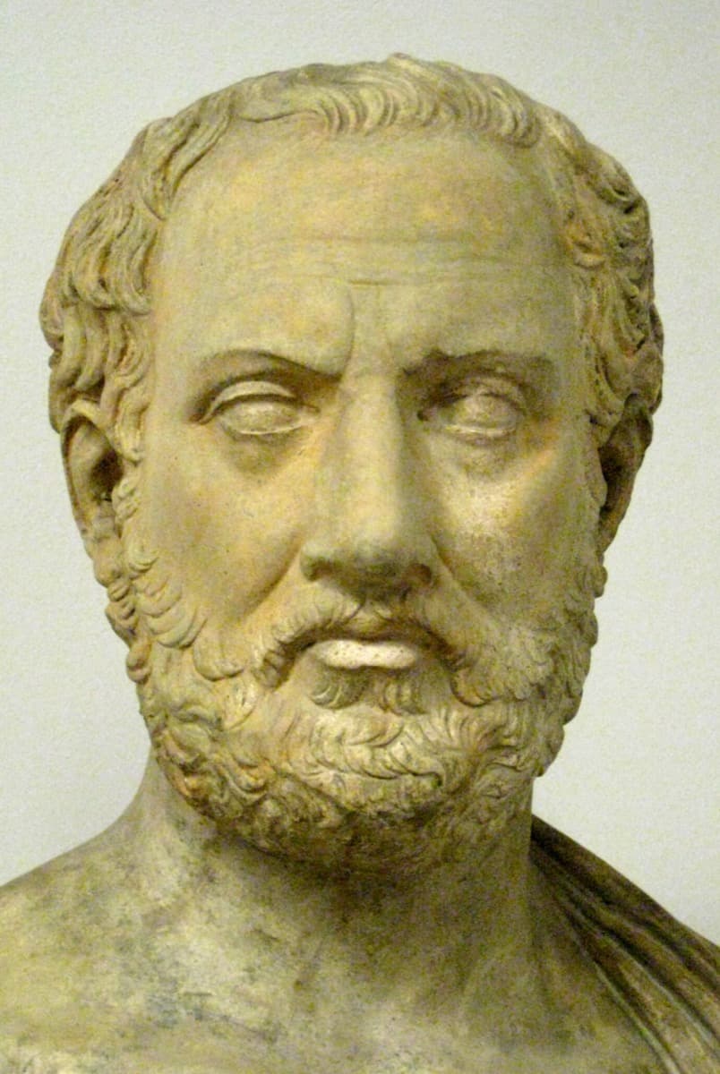 Buste de Thucydide, historien grec